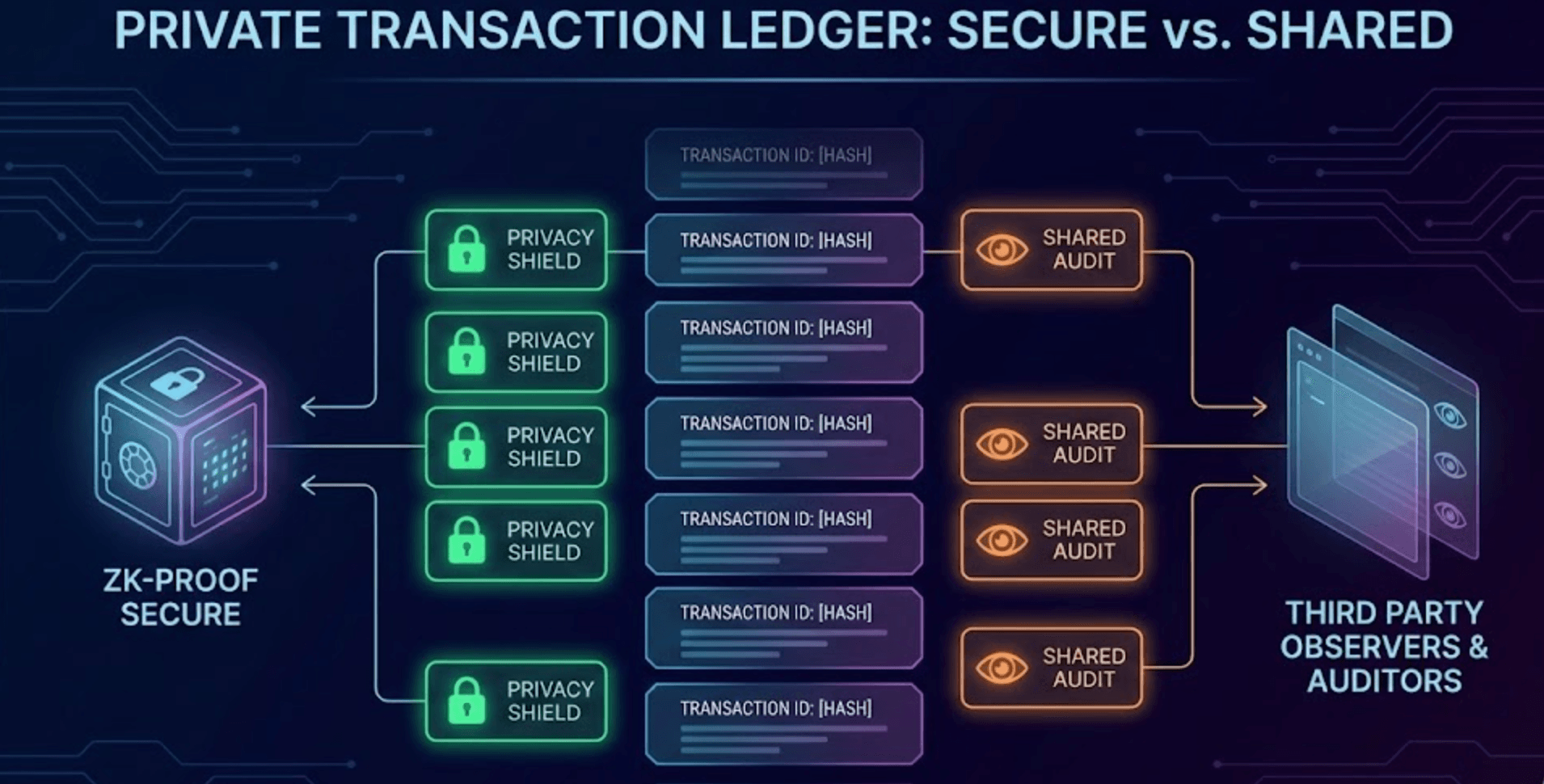 Selective Transaction Sharing through View-Keys